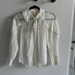 rebecca taylor lace sweater dress Rebecca Taylor Lace Sweater Dress